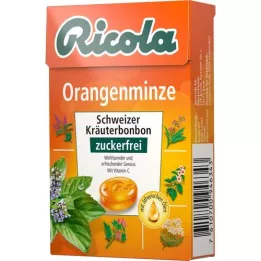 RICOLA o.Z.Box Appelsiinimenttikarkit, 50 g