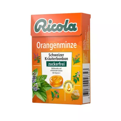 RICOLA o.Z.Box Appelsiinimenttikarkit, 50 g