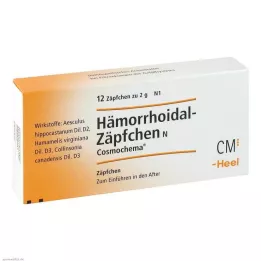 HÄMORRHOIDAL N Cosmochema-suppositoria, 12 kpl