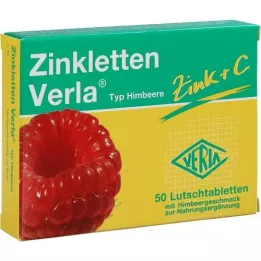 ZINKLETTEN Verla Vadelma-pastillit, 50 kapselia