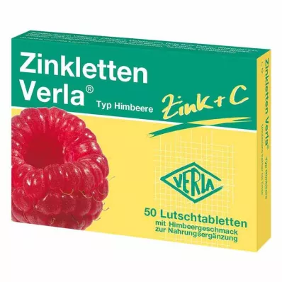 ZINKLETTEN Verla Vadelma-pastillit, 50 kapselia ZINKLETTEN Verla Vadelma-pastillit, 50 kapselia