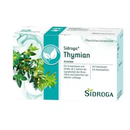 SIDROGA Timjami teesuodatinpussi, 20X1.6 grammaa