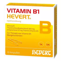 VITAMIN B1 HEVERT ampullia, 10 kpl