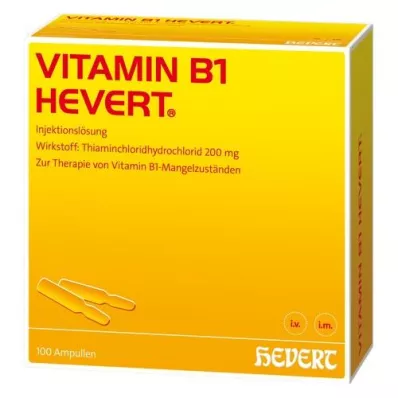 VITAMIN B1 HEVERT ampullia, 100 kpl