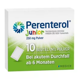 PERENTEROL Junior 250 mg jauhepussi, 10 kpl