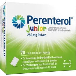 PERENTEROL Junior 250 mg jauhepussi, 20 kpl