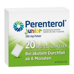 PERENTEROL Junior 250 mg jauhepussi, 20 kpl