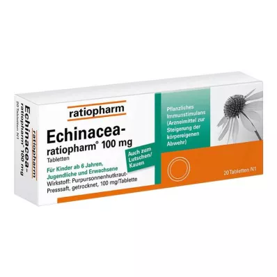 ECHINACEA-RATIOPHARM 100 mg tabletit, 20 kpl