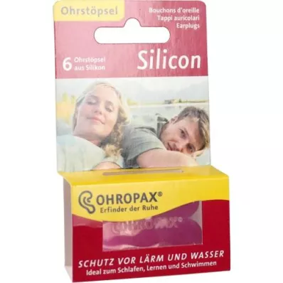 OHROPAX Silikonikorvatulpat, 6 kpl