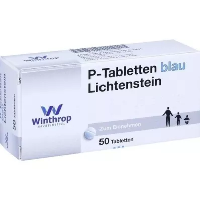 P TABLETTEN sininen 8 mm jako, 50 kpl