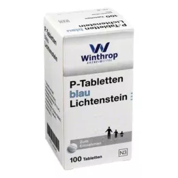 P TABLETTEN sininen 8 mm jako, 100 kpl