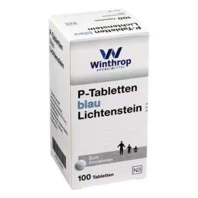 P TABLETTEN sininen 8 mm jako, 100 kpl P TABLETTEN sininen 8 mm jako, 100 kpl
