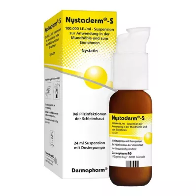 NYSTADERM Suspension annostelupumppu, 24 ml