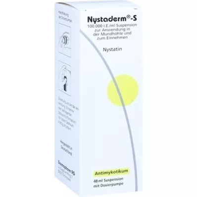 NYSTADERM Suspension annostelupumppu, 48 ml