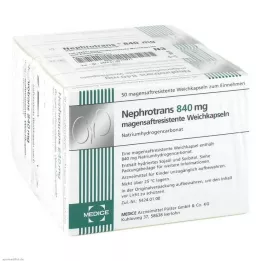 NEPHROTRANS 840 mg enteropäällysteiset kapselit, 100 kpl