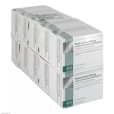 NEPHROTRANS 840 mg enteropäällysteiset kapselit, 500 kpl NEPHROTRANS 840 mg enteropäällysteiset kapselit, 500 kpl