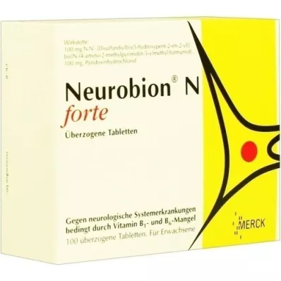 NEUROBION N forte päällystetyt tabletit, 100 kpl