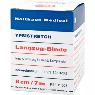 LANGZUGBINDE hieno Ypsistretch 8 cmx7 m, 1 kpl