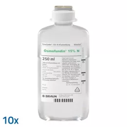 OSMOFUNDIN 15 % N Ecoflac Pl. infuusioneste, 10X250 ml