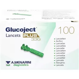 GLUCOJECT Lansetit PLUS 33 G, 100 kpl