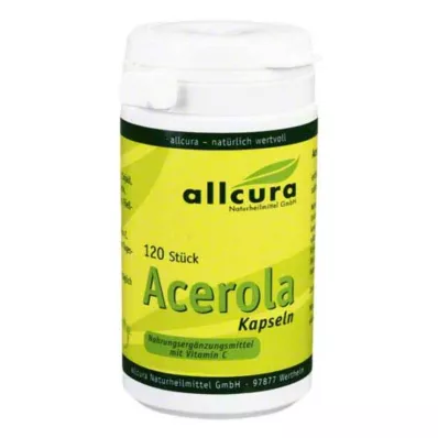 ACEROLA KAPSELN luonnollinen C-vitamiini, 120 kpl