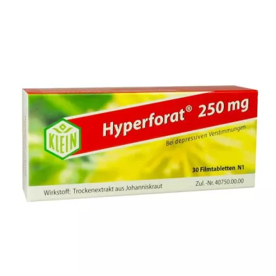 HYPERFORAT 250 mg kalvopäällysteiset tabletit, 30 kpl