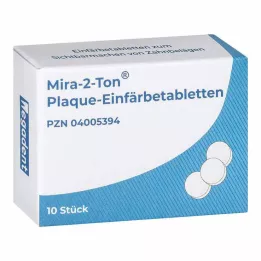 MIRA 2 Clay Plaque -väritablettia, 10 kpl