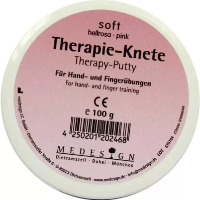 THERAPIEKNETE pehmeä vaaleanpunainen, 100 g THERAPIEKNETE pehmeä vaaleanpunainen, 100 g