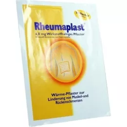 RHEUMAPLAST 4,8 mg:n laastari, joka sisältää vaikuttavaa ainetta, 2 kpl