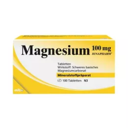 MAGNESIUM 100 mg Jenapharm-tabletit, 100 kpl