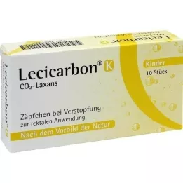 LECICARBON K CO2 Laxans lasten peräpuikot, 10 kpl