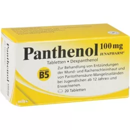 PANTHENOL 100 mg Jenapharm-tabletit, 20 kpl