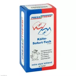 PRESSOTHERM Kylmä pikapyyhe, 10 kpl