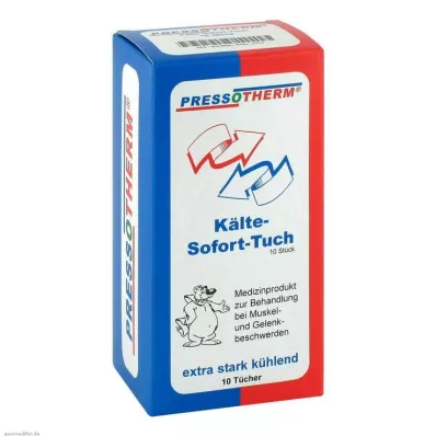 PRESSOTHERM Kylmä pikapyyhe, 10 kpl