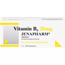 VITAMIN B6 20 mg Jenapharm tabletit, 100 kpl