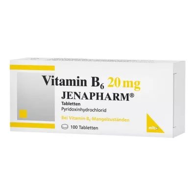 VITAMIN B6 20 mg Jenapharm tabletit, 100 kpl