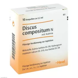 DISCUS compositum N ja Kalmia-ampullit, 10 kpl