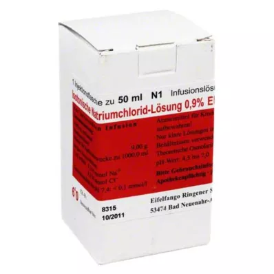 ISOTONISCHE NaCl-liuos 0,9 % Eifelfango, 50 ml