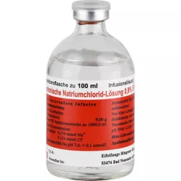 ISOTONISCHE NaCl-liuos 0,9 % Eifelfango, 20X100 ml