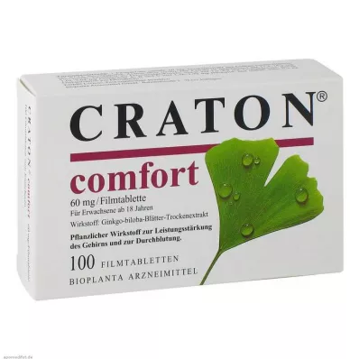 CRATON Comfort kalvopäällysteiset tabletit, 100 kpl CRATON Comfort kalvopäällysteiset tabletit, 100 kpl