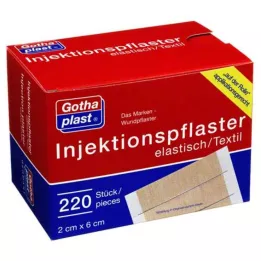 GOTHAPLAST Ruiskutulpat 2x6 cm, 220 kpl