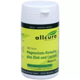 MAGNESIUM KOMPLEX m.Zinc+Calcium Kapselit, 100 kapselia