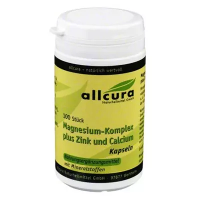 MAGNESIUM KOMPLEX m.Zinc+Calcium Kapselit, 100 kapselia