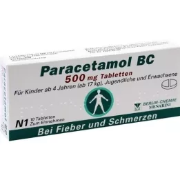 PARACETAMOL BC 500 mg tabletit, 10 kpl