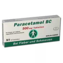 PARACETAMOL BC 500 mg tabletit, 10 kpl