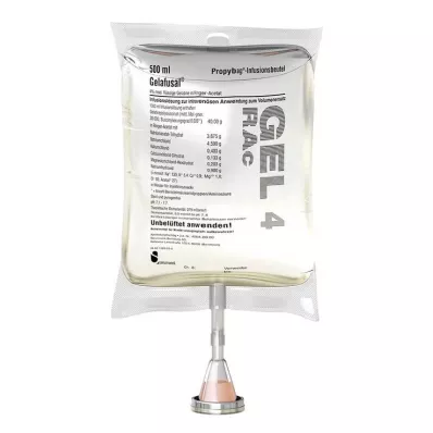 GELAFUSAL PP-Infuusiopullo, 10X500 ml GELAFUSAL PP-Infuusiopullo, 10X500 ml