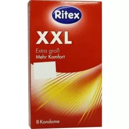 RITEX XXL Kondomit, 8 kpl