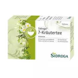 SIDROGA Wellness 7 yrttiteetä suodatinpussi, 20X2.0 g