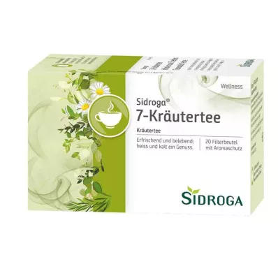 SIDROGA Wellness 7 yrttiteetä suodatinpussi, 20X2.0 g SIDROGA Wellness 7 yrttiteetä suodatinpussi, 20X2.0 g