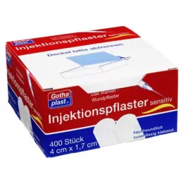 GOTHAPLAST Injektiokipsi herkkä 1,7x4 cm, 400 kpl